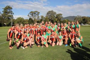 Taking their chance to play footy