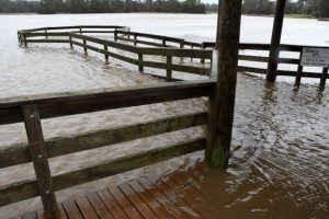 Storms push Covid to the back