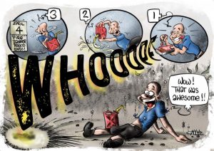 CARTOON: The end of fire danger so they say