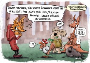 CARTOON: expensive insurance