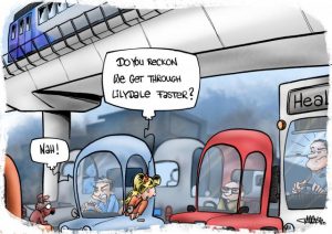 CARTOON: Lilydale’s traffic congestion