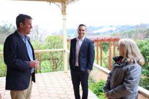 Visits from shadow ministers to Casey