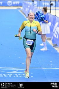 Local triathlete places bronze in world championships