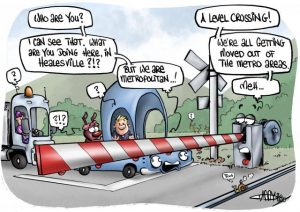 CARTOON: Level crossing talk
