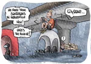 CARTOON: Lilydale under water
