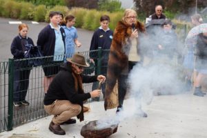St Mary’s raises Aboriginal flag with traditional Smoking Ceremony