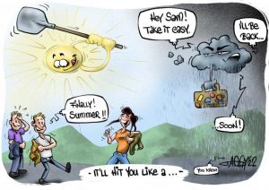 CARTOON: Weathering the sunny storms