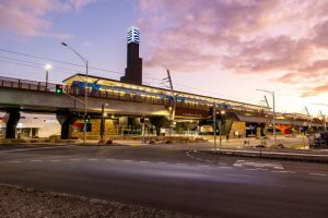 New digital artwork lights up Lilydale station clock tower