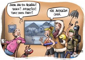 CARTOON: All seasons at the Aus Open