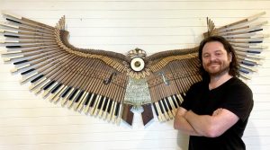 Yarra Ranges resident making ‘preposterous’ phoenixes from pianos
