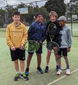 Final round of winter season tennis action before finals