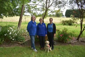 Lizzie helping with hearing for Croydon-Mooroolbark Lion