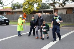 Kids cop road safety reminder