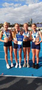 Girls claim state relay gold