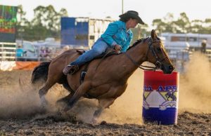 Rodeo action in Yarra Glen