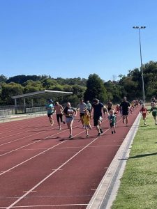 Celebration round for athletes enjoyed by all