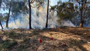 Smokey conditions as burns ramp up