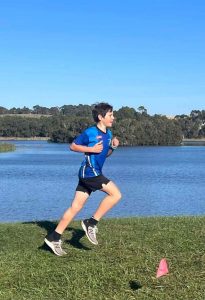 Cross country and chocolate at the lake