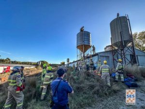 Unique silo rescue success
