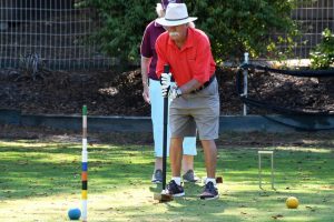 Autumn croquet competition begins