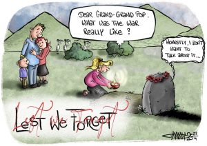 CARTOON: Anzac silence