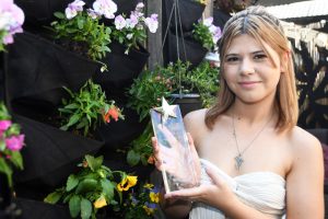 Young Montrose gardener awarded for calming oasis
