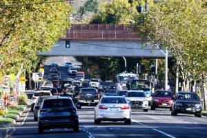 Pedestrian struck by bus, airlifted to hospital in Lilydale