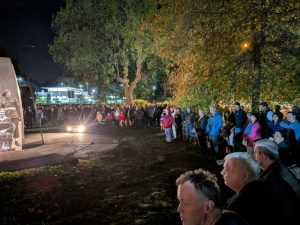 Seville residents gather at dawn for Anzac Day
