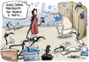 CARTOON: Blue’s the new orange