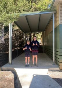Two Wandin North trailblazers make way for new bike shed