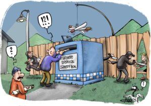 CARTOON: Machete in and out