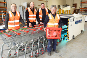 Lilydale business builds innovative disinfection unit for trolleys, baskets