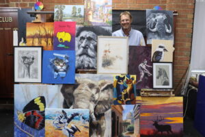 Tiger Eye art show supports Mount Evelyn CFA, with all proceeds donated