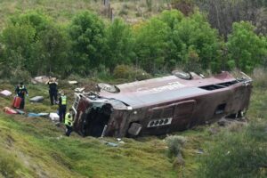 Gasps as ‘horror movie’ school bus crash video aired